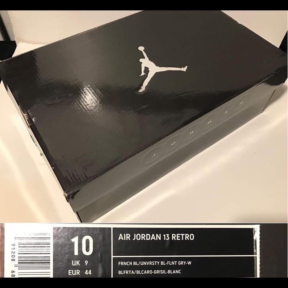 NEW DS 2010 NIKE AIR JORDAN 13 XIII FLINT Sz 10 Supreme Sb Kb I III IV V VI X XI - Picture 12 of 12